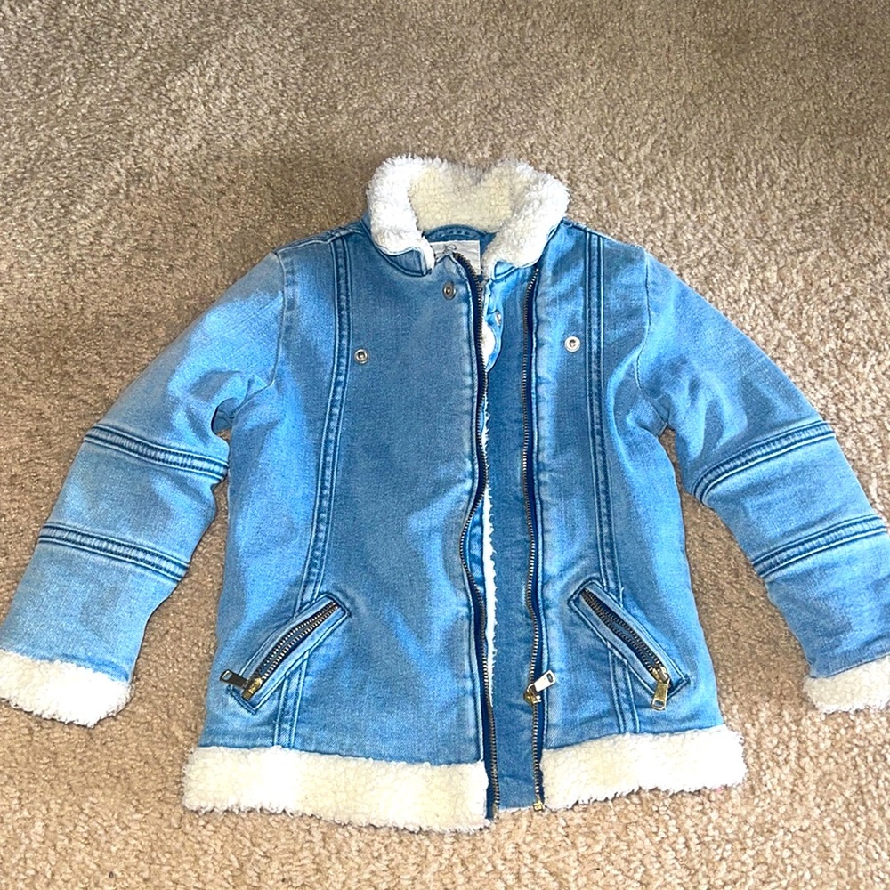 Cozy jean jacket!
